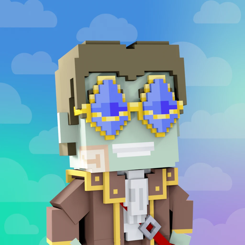 Pirate #3044 voxel render