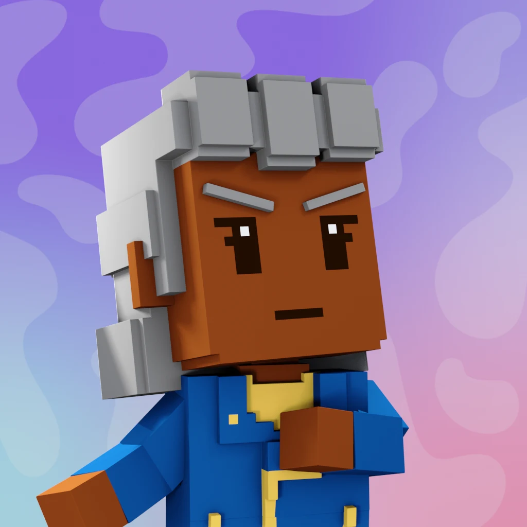 Pirate #3046 voxel render