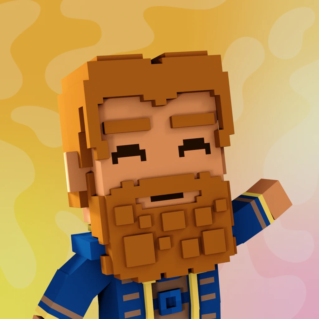 Pirate #3047 voxel render