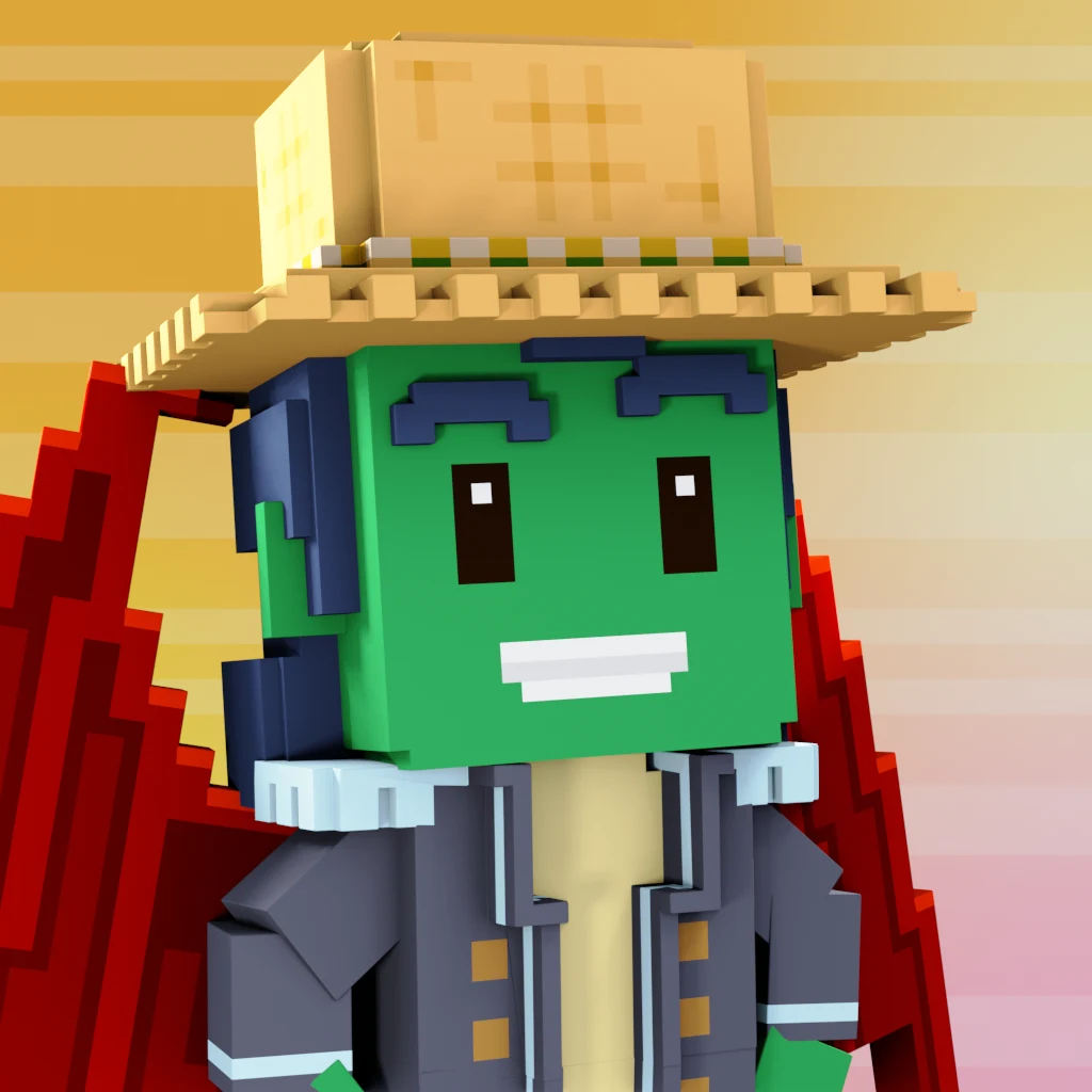 Pirate #3049 voxel render