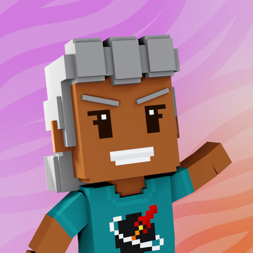 Pirate #305 voxel render