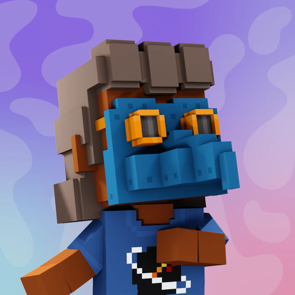 Pirate #3051 voxel render