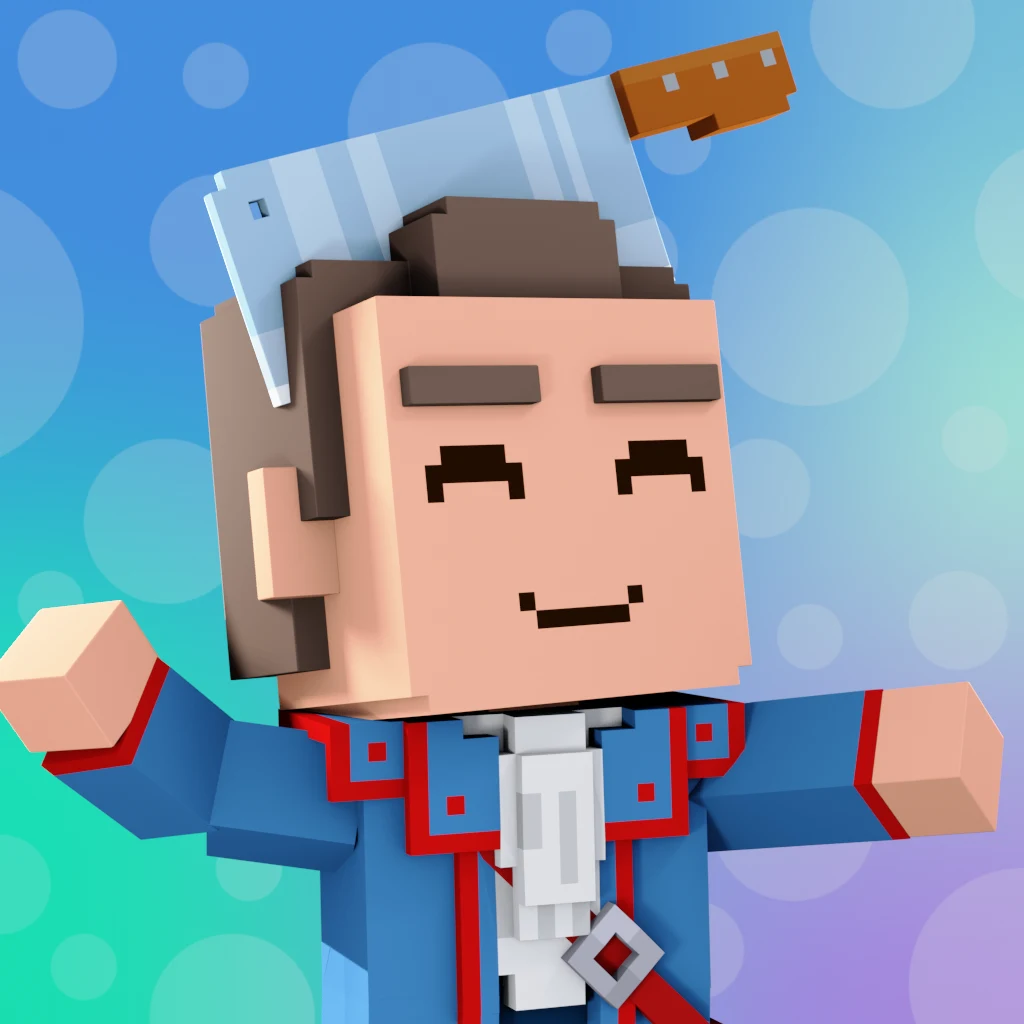 Pirate #3052 voxel render