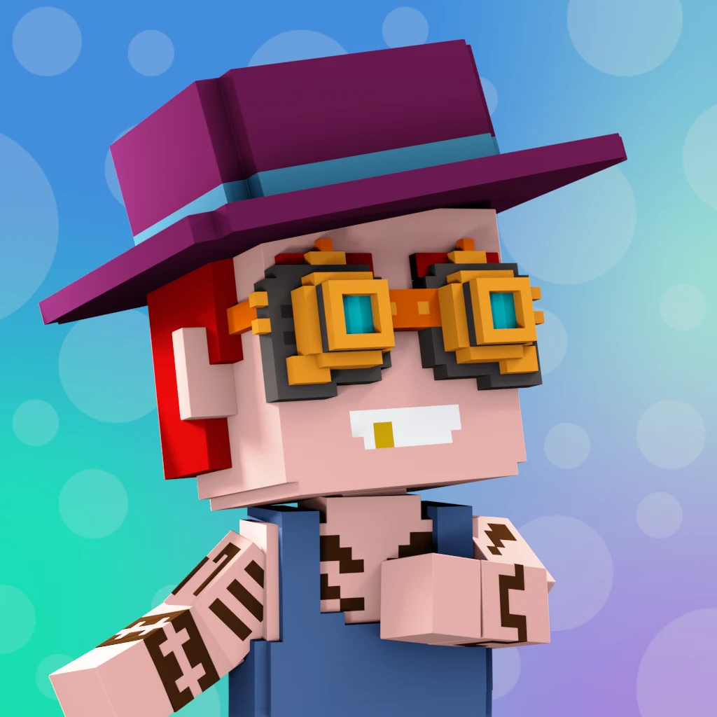 Pirate #3055 voxel render