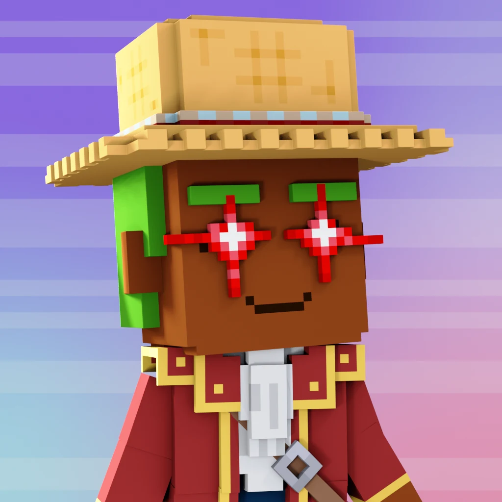 Pirate #3056 voxel render