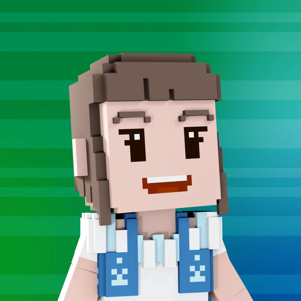 Pirate #3057 voxel render