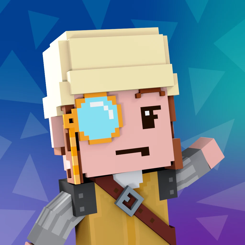 Pirate #3058 voxel render