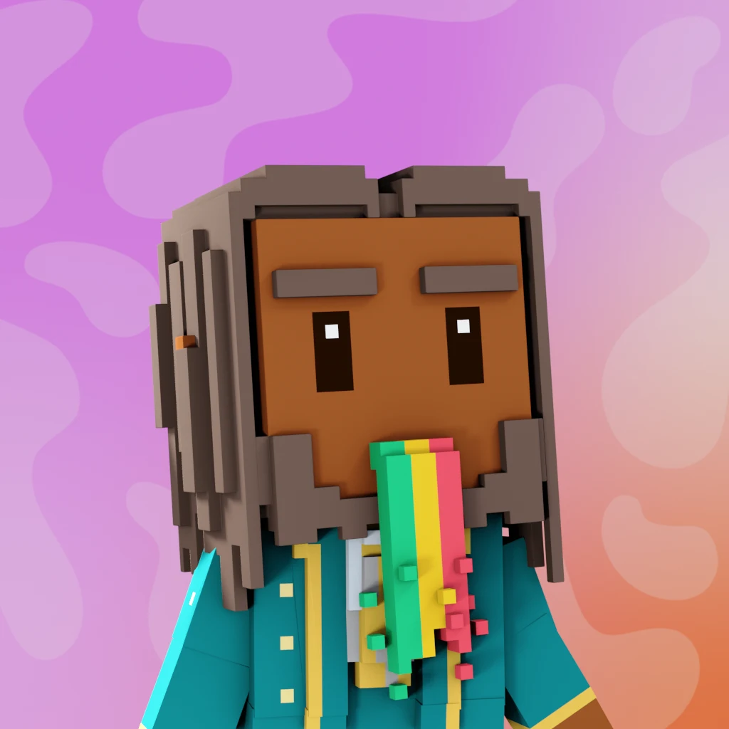 Pirate #306 voxel render