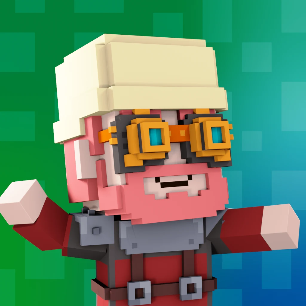 Pirate #3061 voxel render