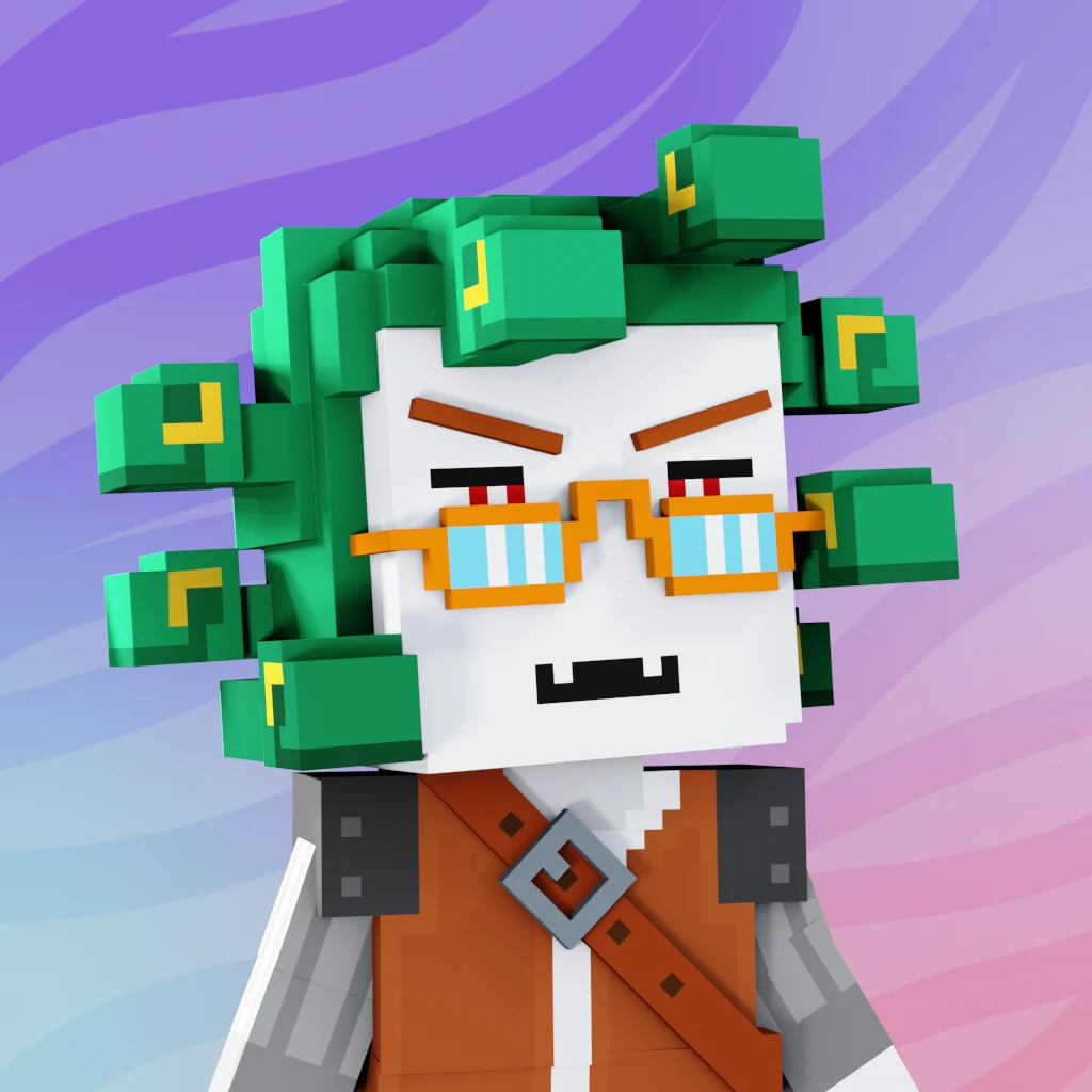 Pirate #3062 voxel render
