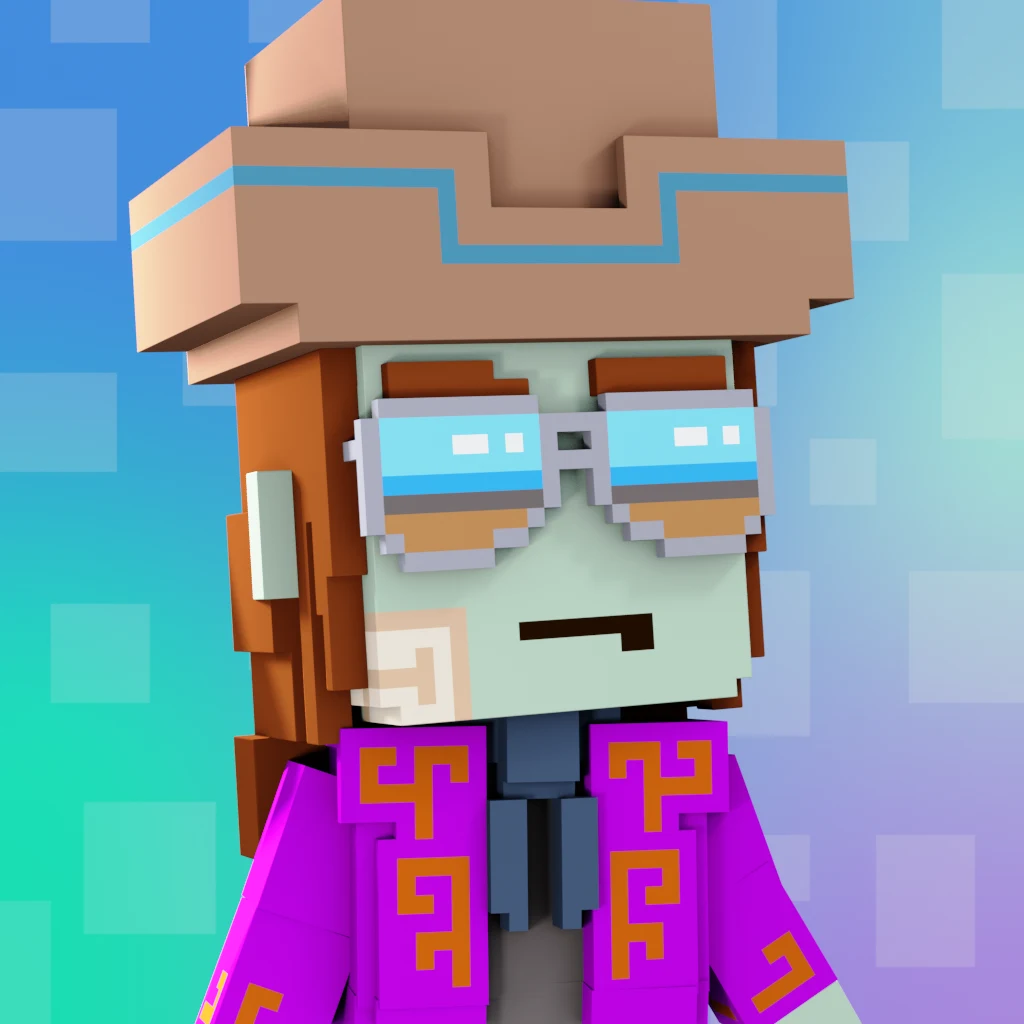 Pirate #3063 voxel render