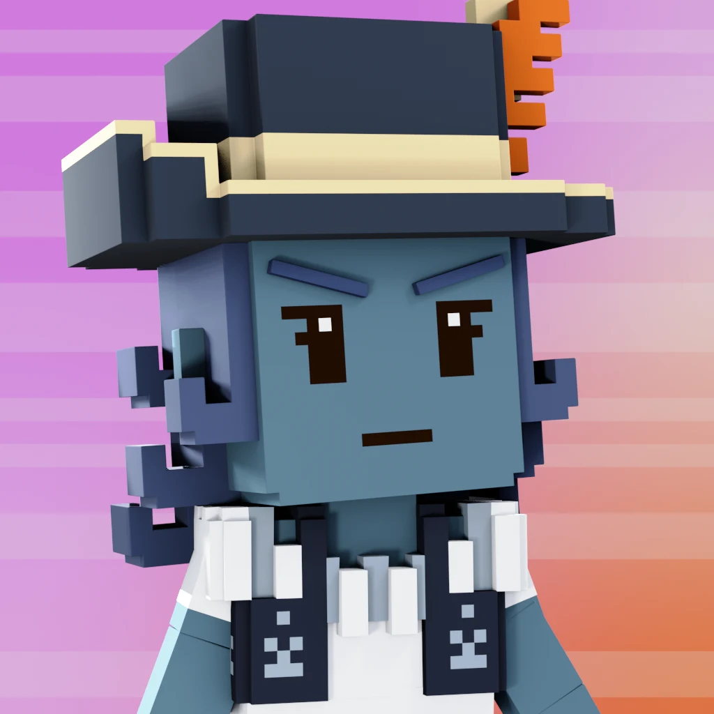 Pirate #3065 voxel render