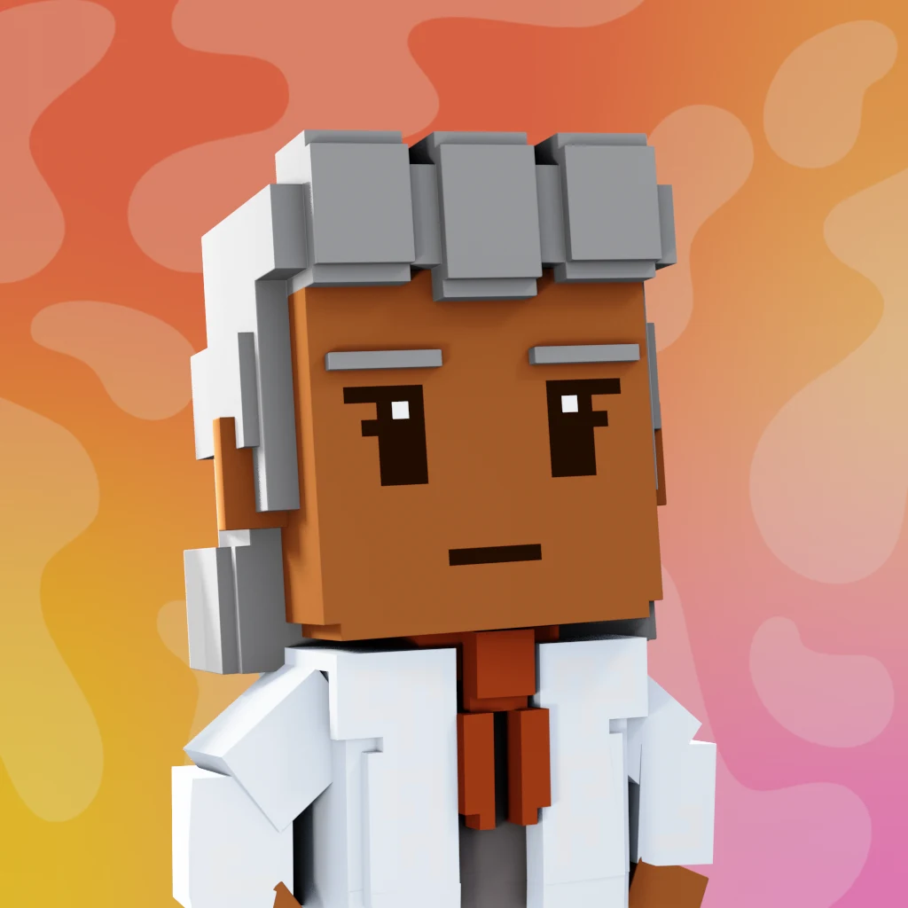 Pirate #3066 voxel render