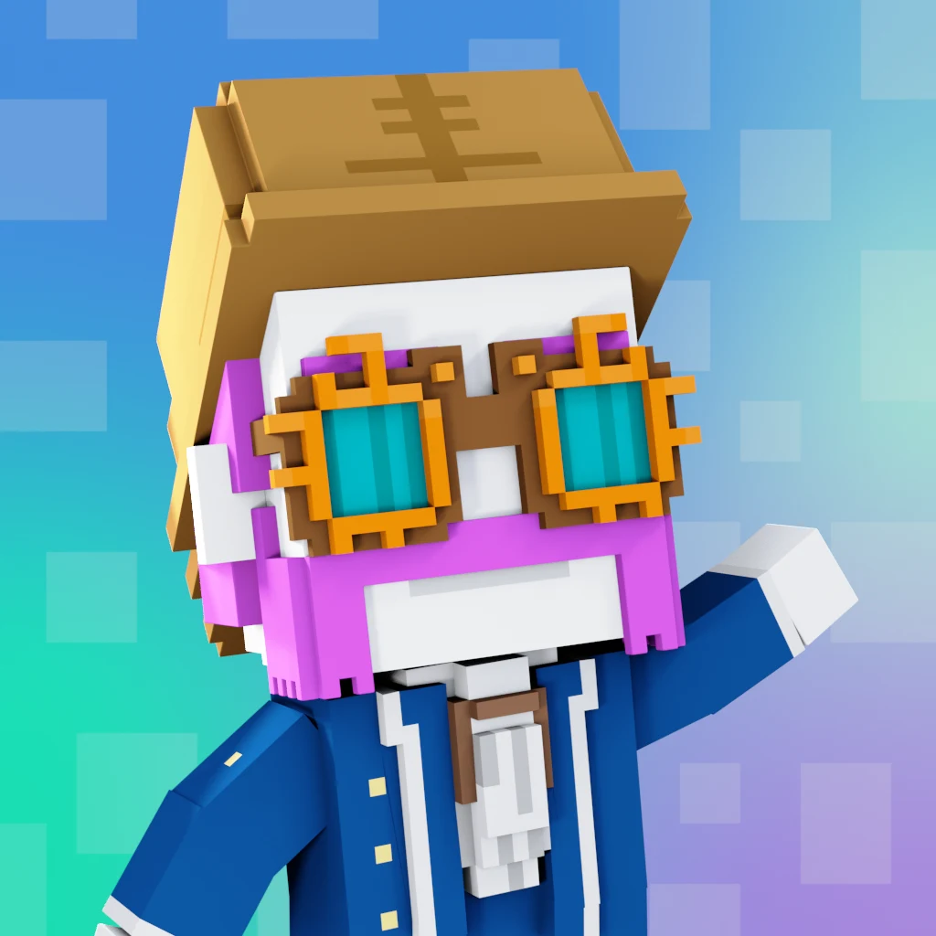 Pirate #3068 voxel render