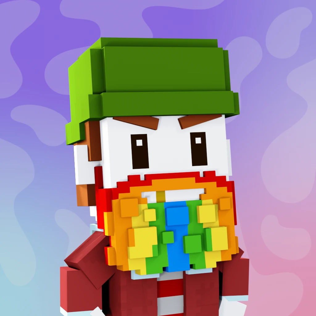 Pirate #3071 voxel render