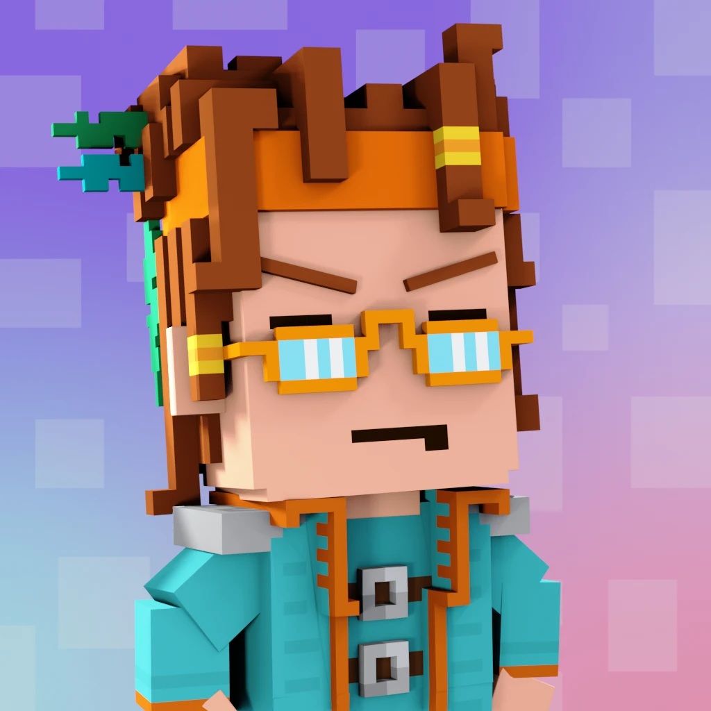 Pirate #3072 voxel render