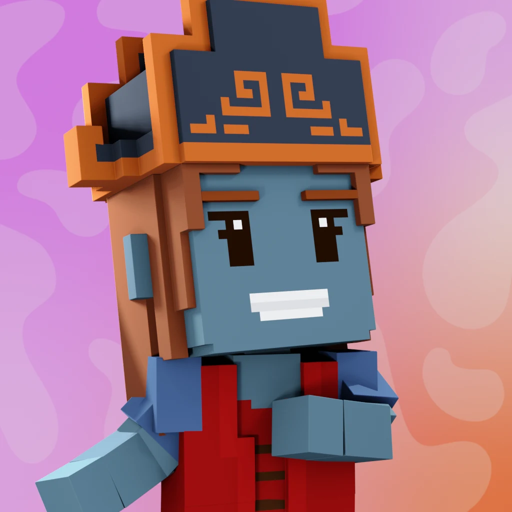 Pirate #3080 voxel render
