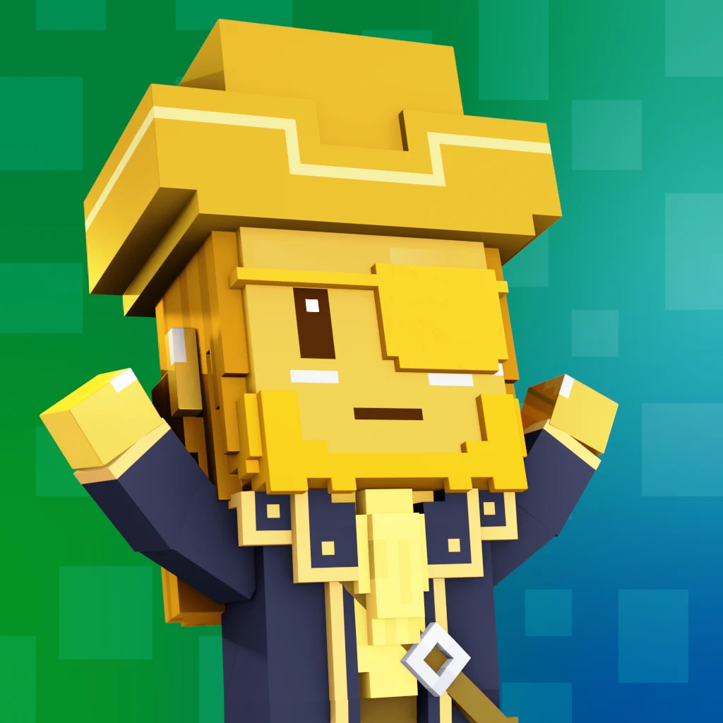 Pirate #3082 voxel render