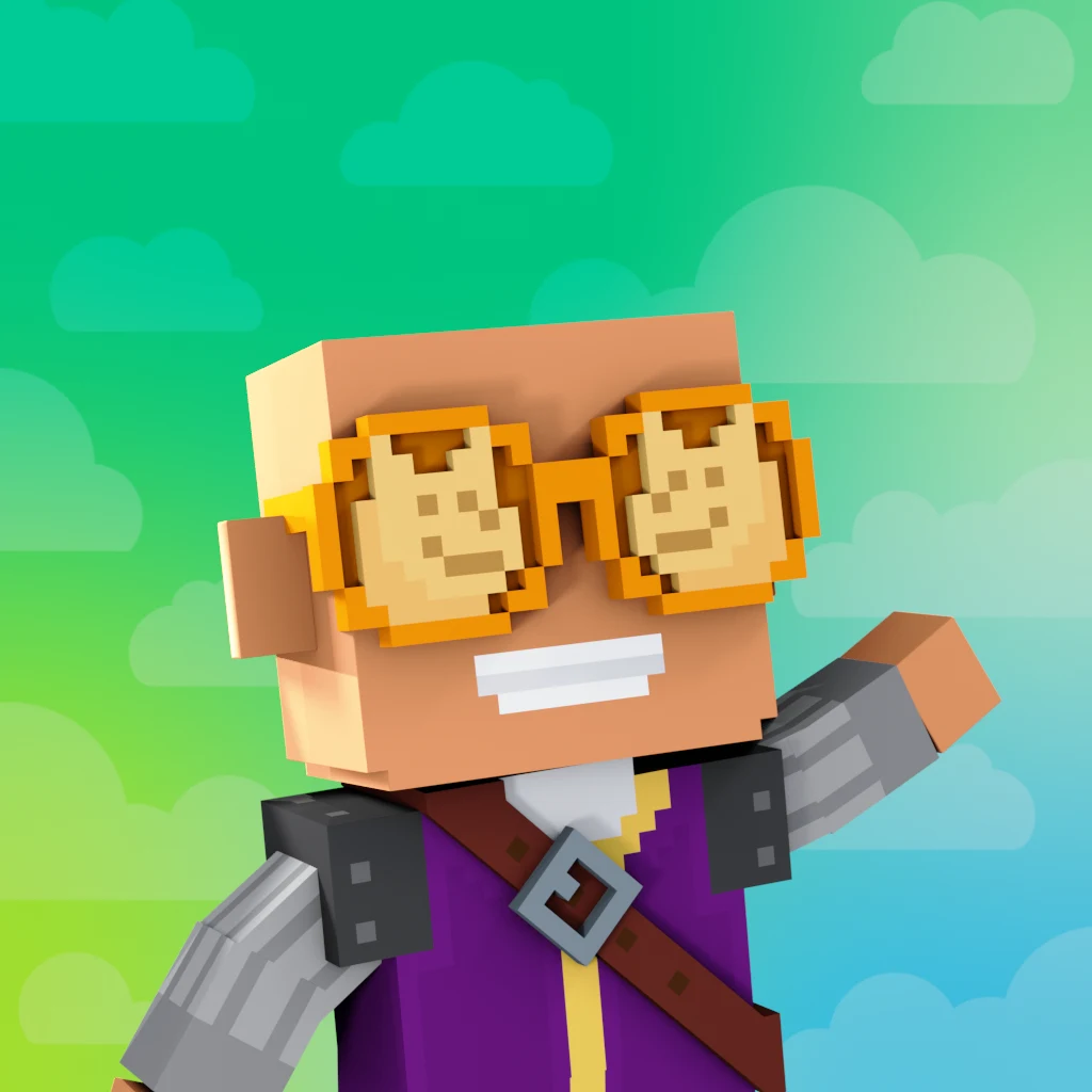Pirate #3084 voxel render