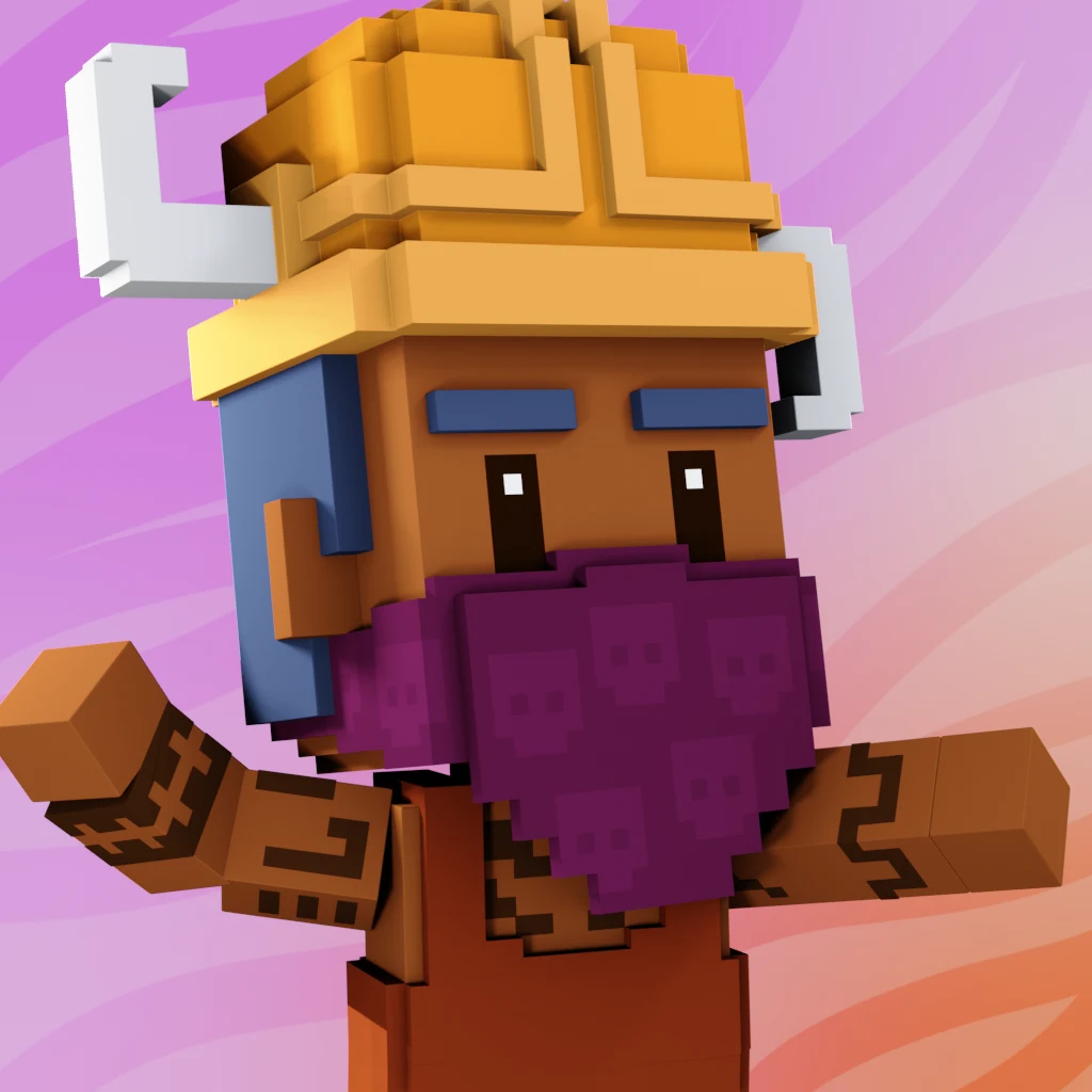 Pirate #3086 voxel render