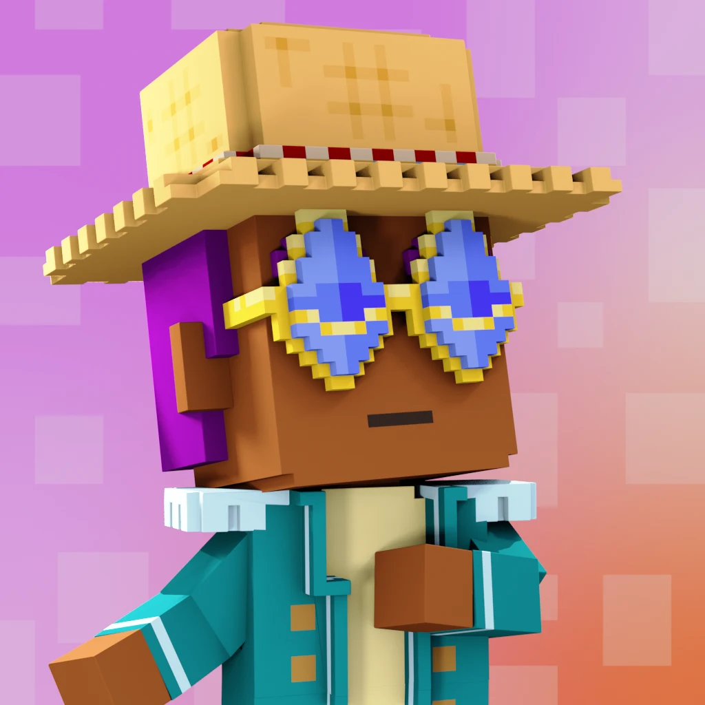 Pirate #3087 voxel render