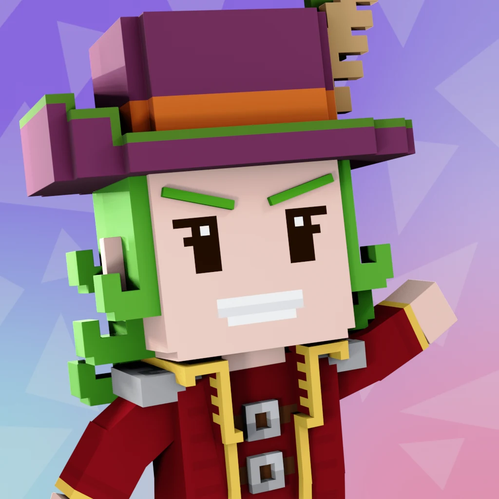 Pirate #3088 voxel render