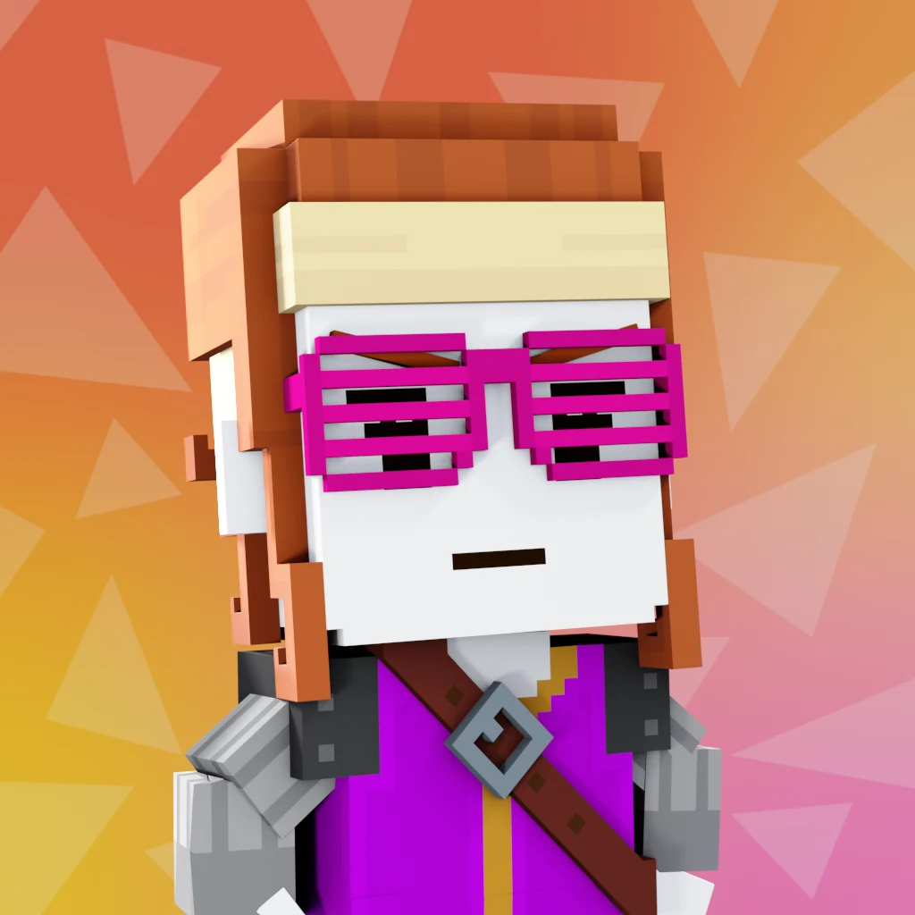 Pirate #3089 voxel render