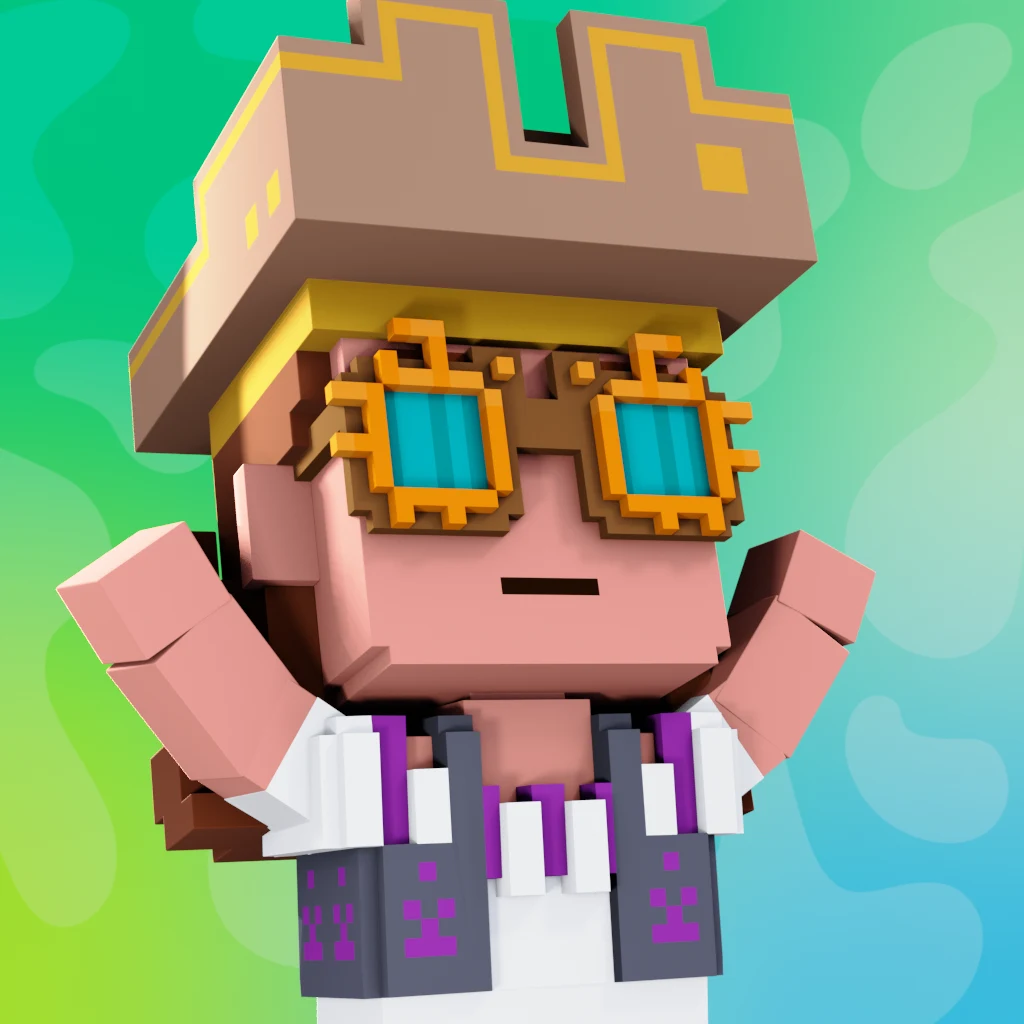 Pirate #3090 voxel render