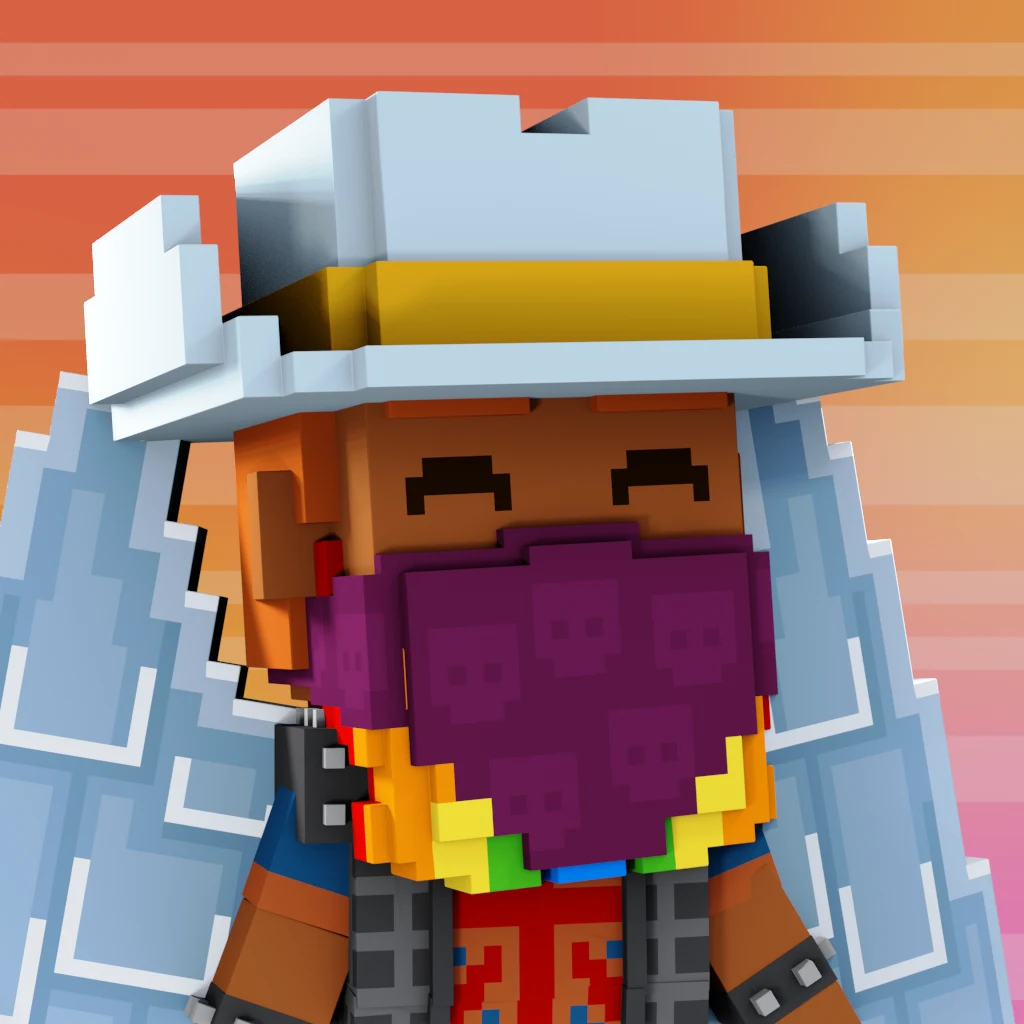 Pirate #3092 voxel render