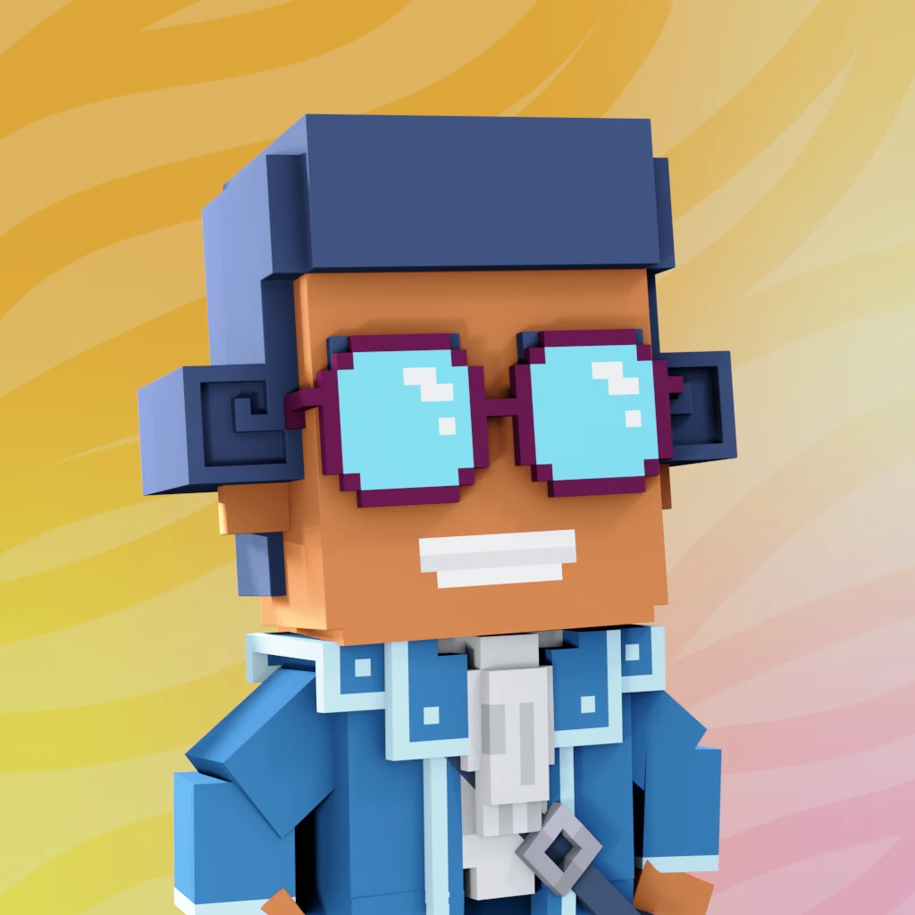 Pirate #3095 voxel render