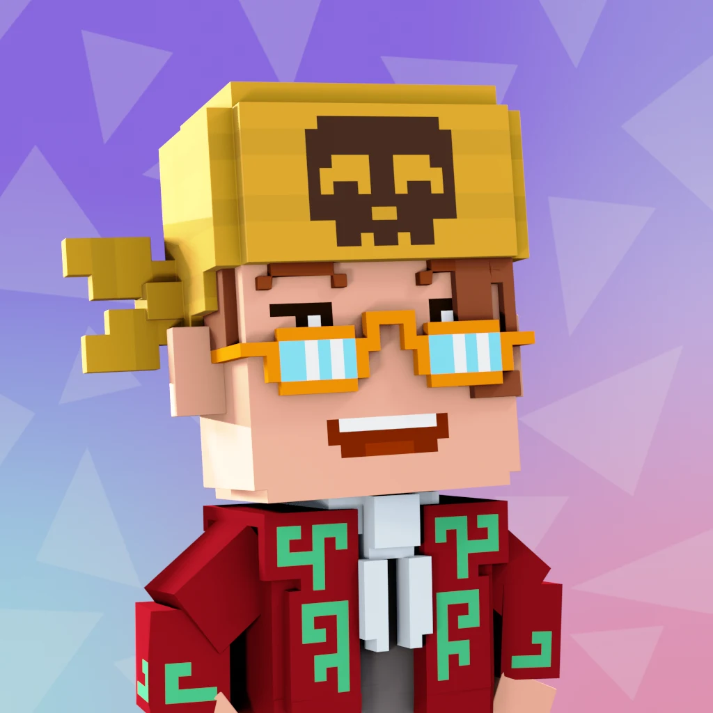 Pirate #3096 voxel render