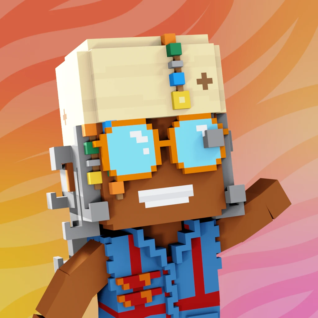 Pirate #3097 voxel render