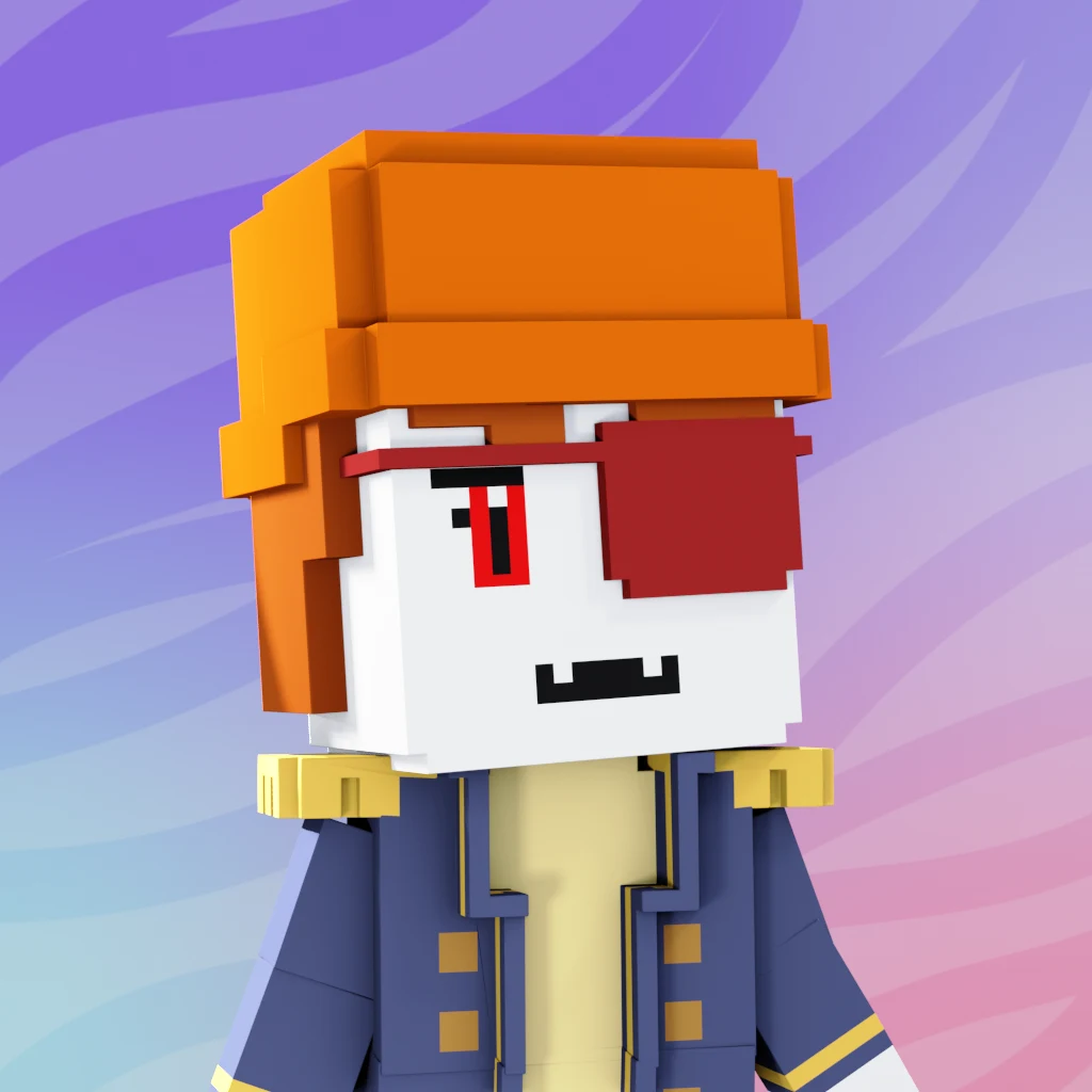 Pirate #3099 voxel render