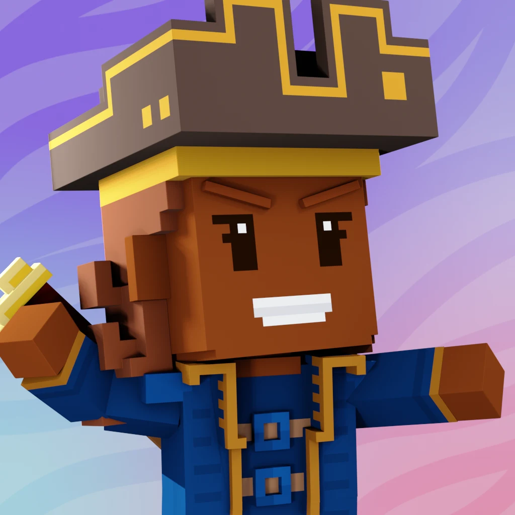 Pirate #31 voxel render