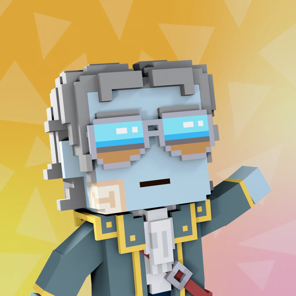 Pirate #3100 voxel render