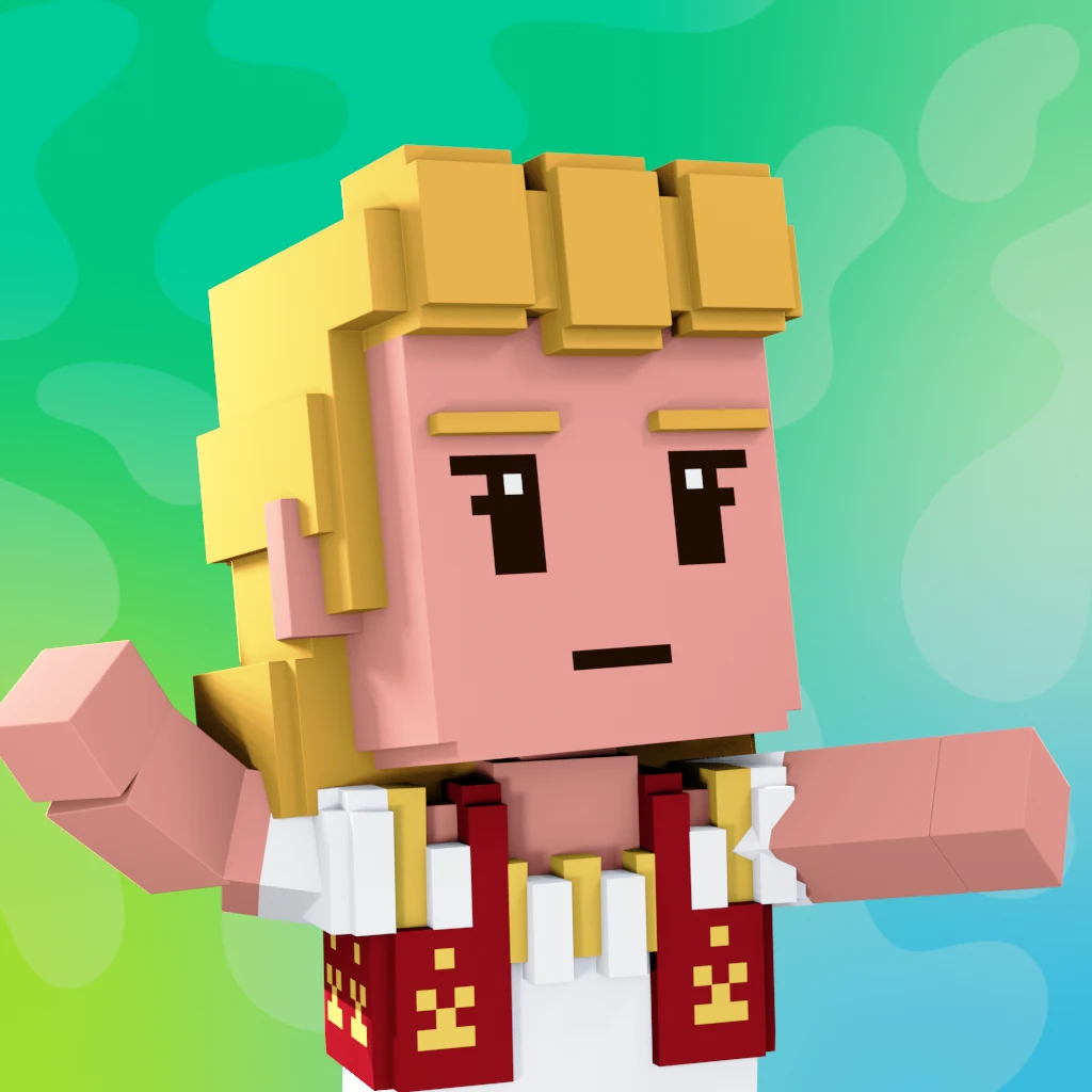 Pirate #3108 voxel render
