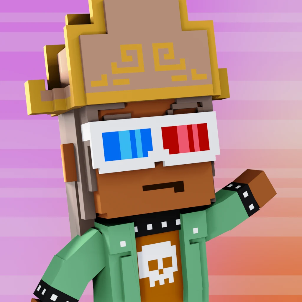 Pirate #311 voxel render