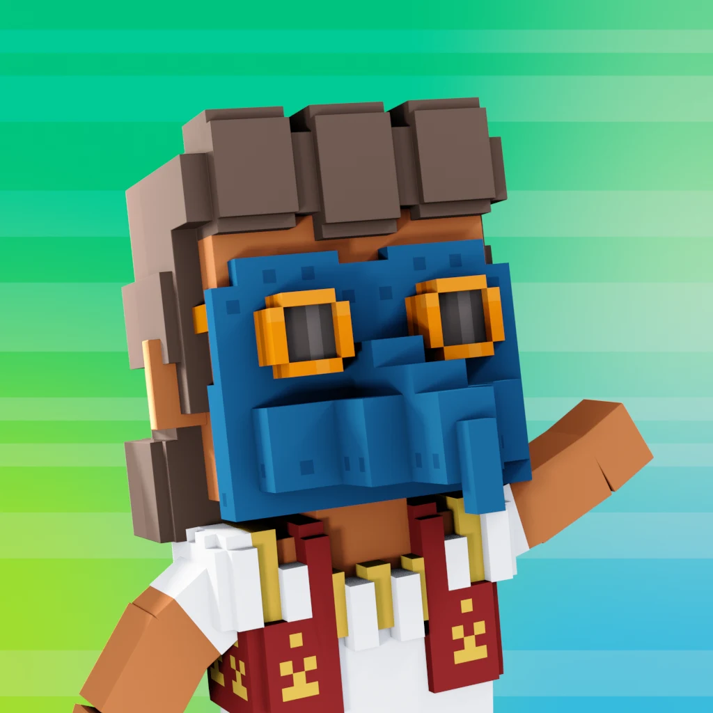 Pirate #3112 voxel render