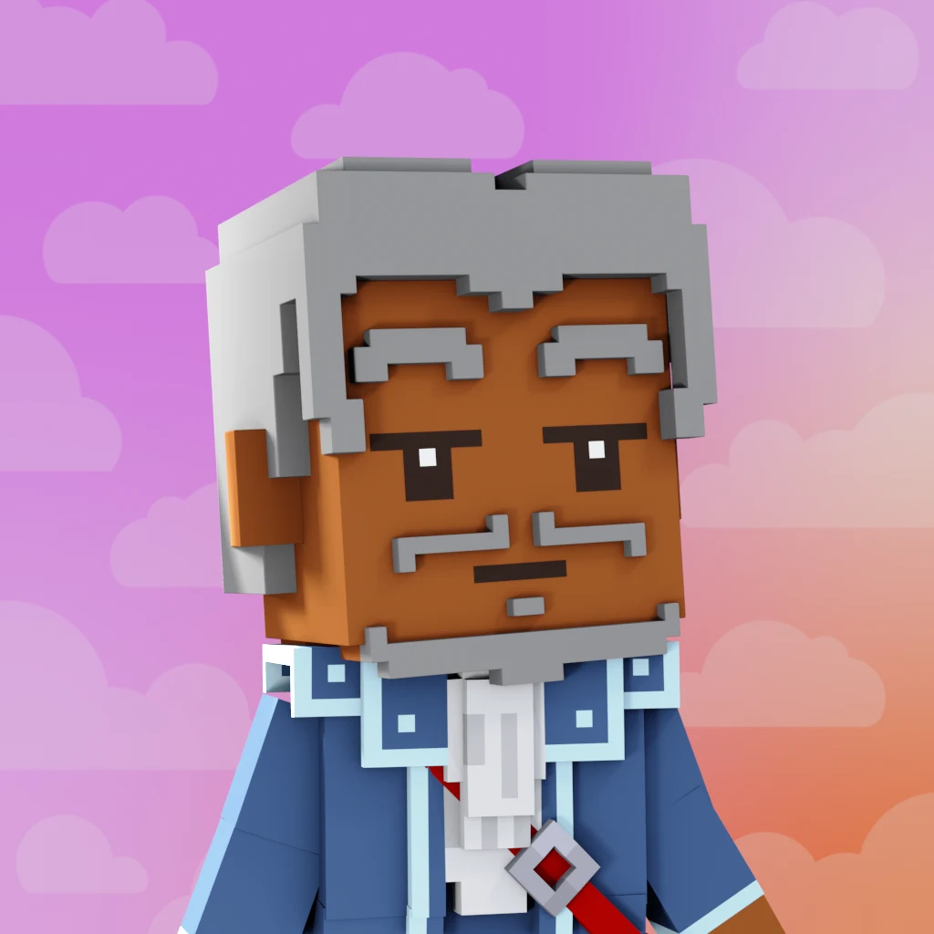 Pirate #3114 voxel render