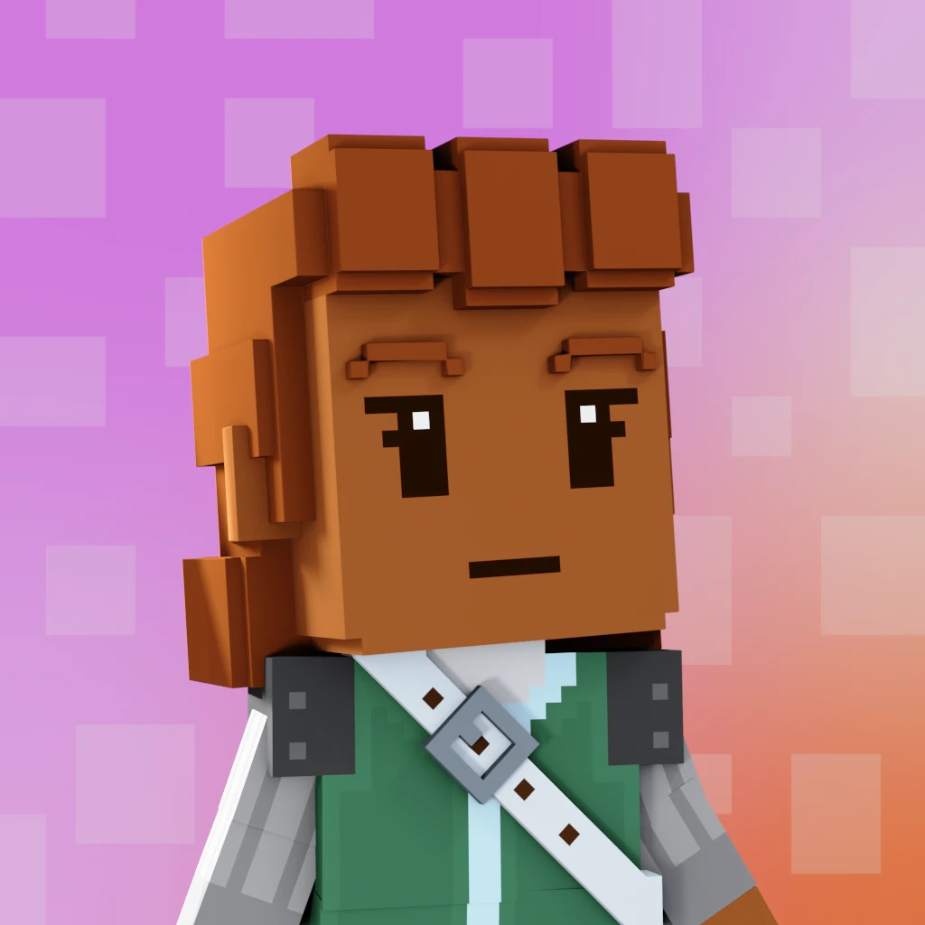 Pirate #3115 voxel render