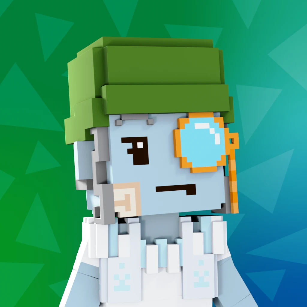 Pirate #3116 voxel render