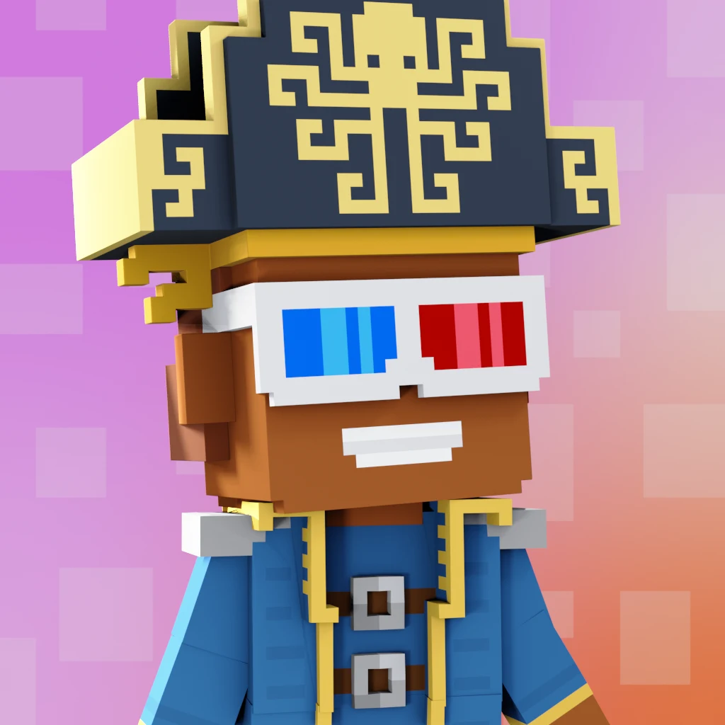 Pirate #3118 voxel render