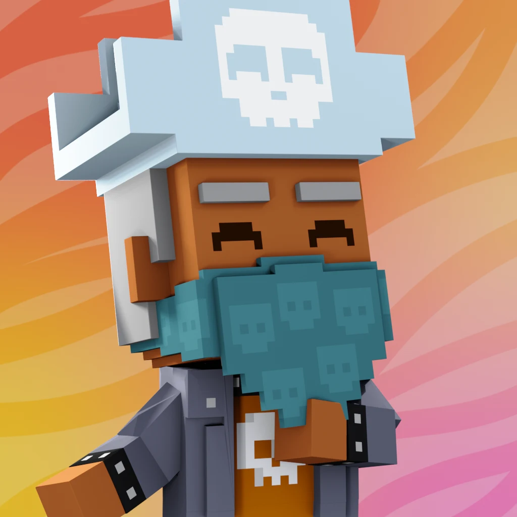 Pirate #312 voxel render