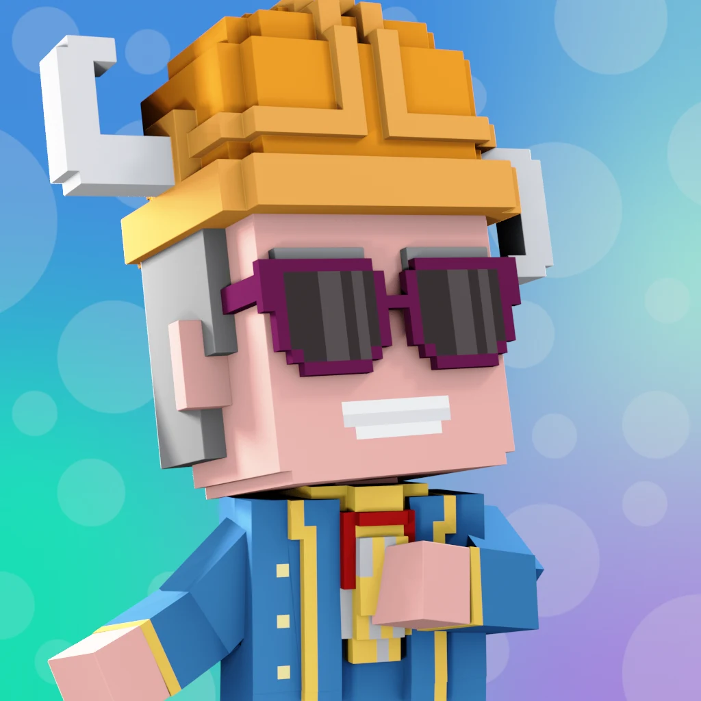 Pirate #3120 voxel render