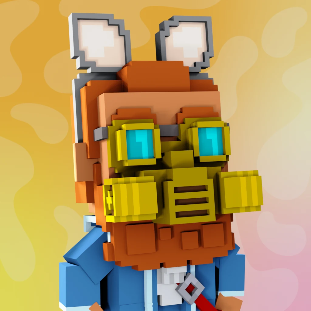 Pirate #3126 voxel render