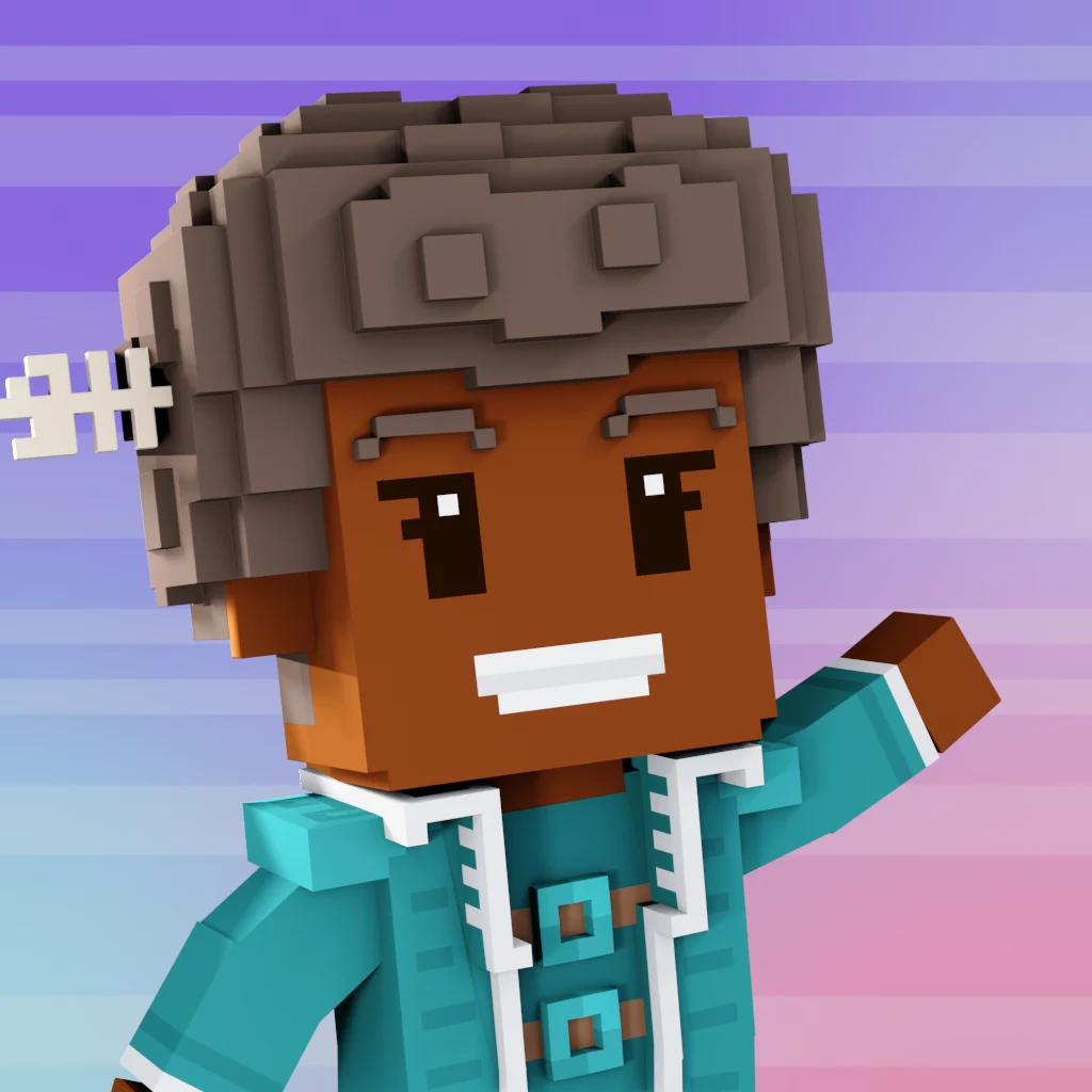 Pirate #3131 voxel render