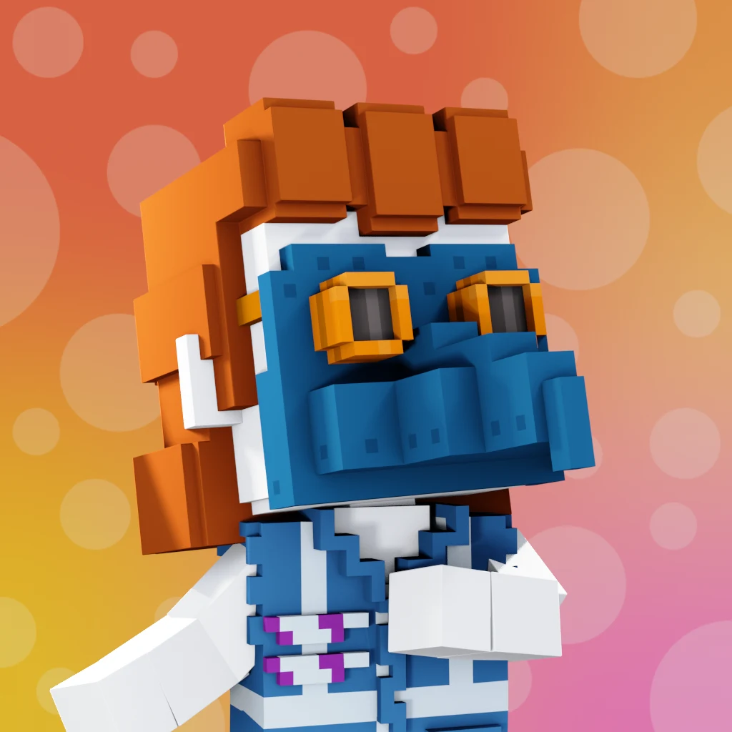 Pirate #3132 voxel render
