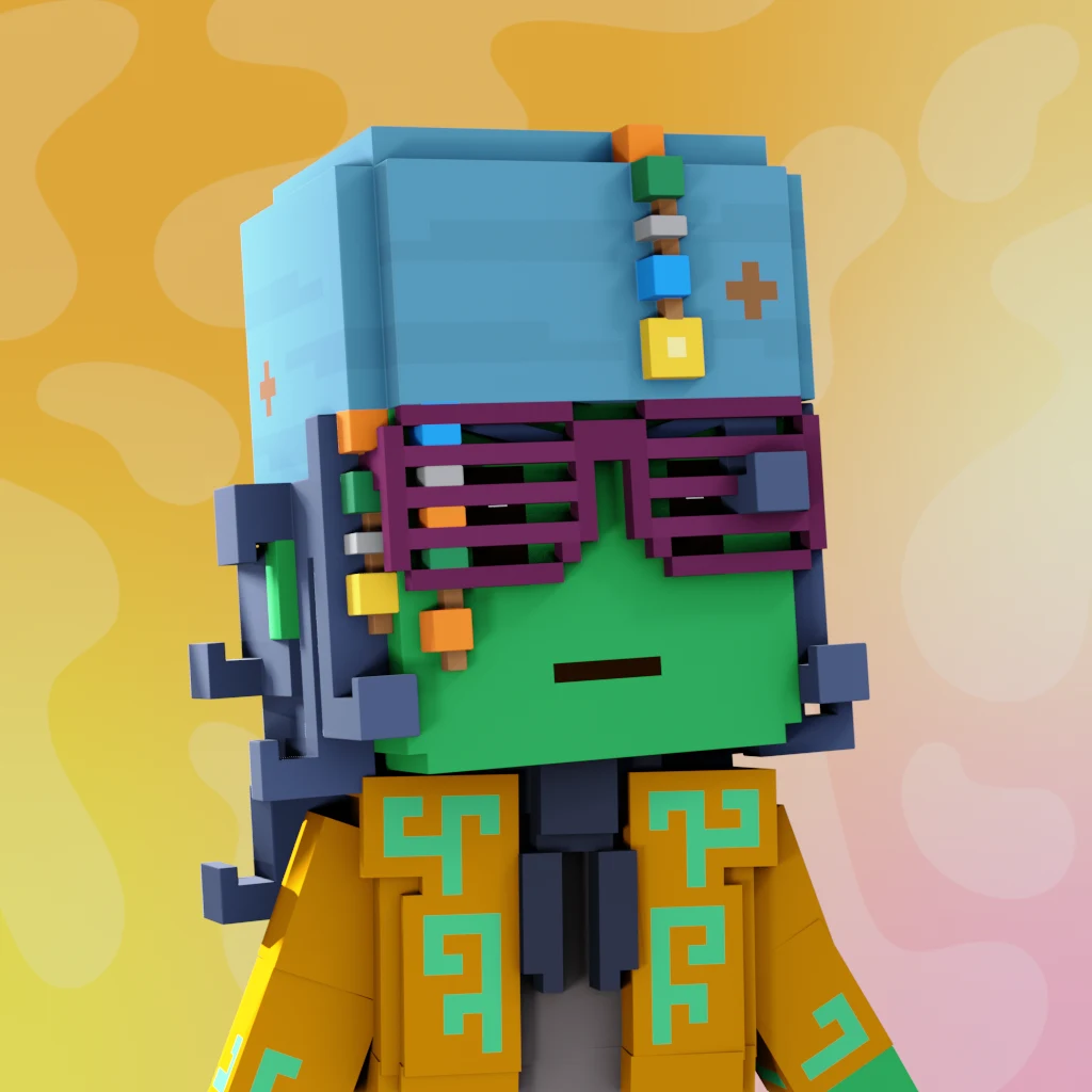 Pirate #3136 voxel render