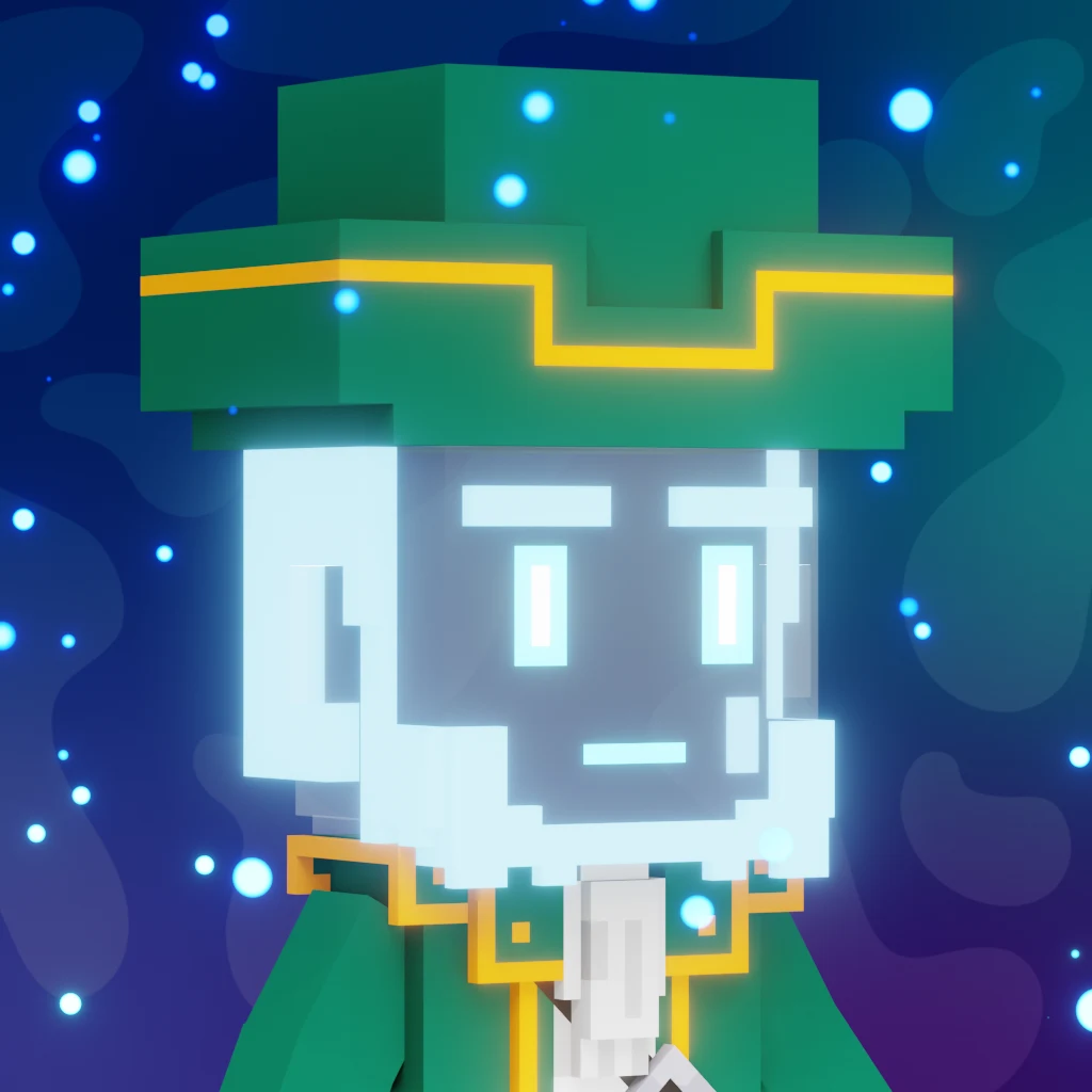 Pirate #3137 voxel render