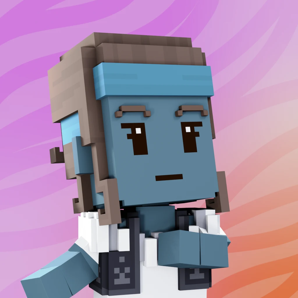 Pirate #3138 voxel render